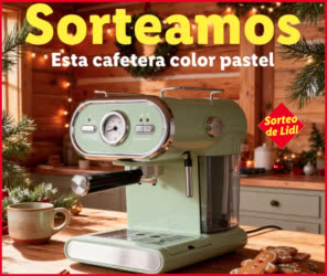 Sorteo Lidl Cafetera Retro Color Pastel