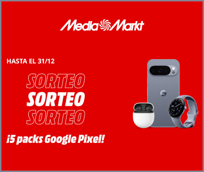 Sorteo Mediamarkt 5 Packs Pixel Pro