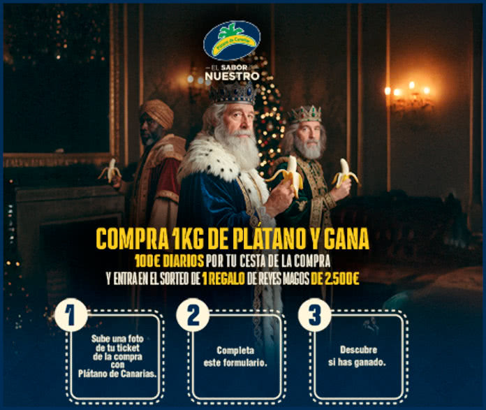 Sorteo Platano Canarias 21 Premios Hasta 2500e