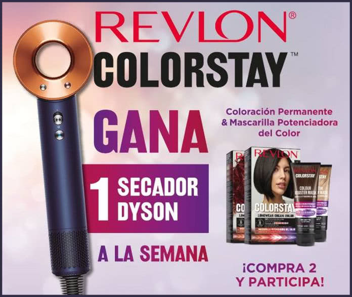 Sorteo Por Compra Revlon Secador Dyson Cada Semana