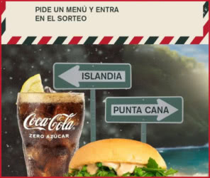Sorteo Por Compra The Good Burger Coca Cola Viaje Islandia Punta Cana