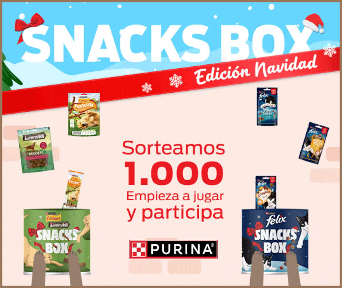 Sorteo Purina 1000 Snack Boxs