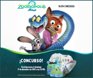 Sorteo Zootrópolis 2 10 Packs Merchandising