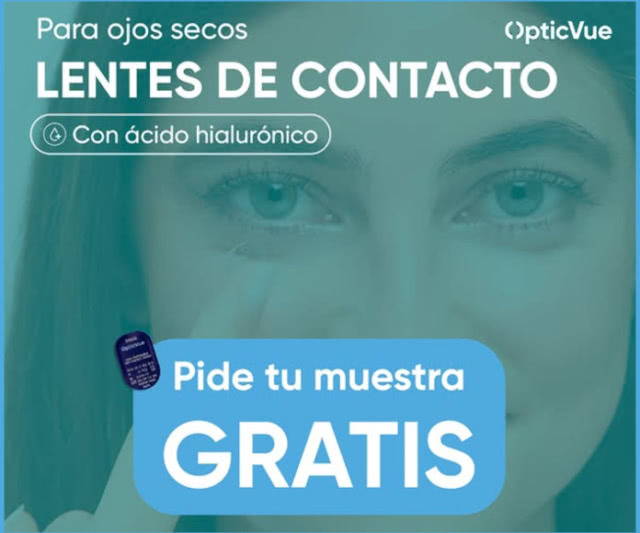 Muestras Gratis Opticvue 500 Lentillas Gratis