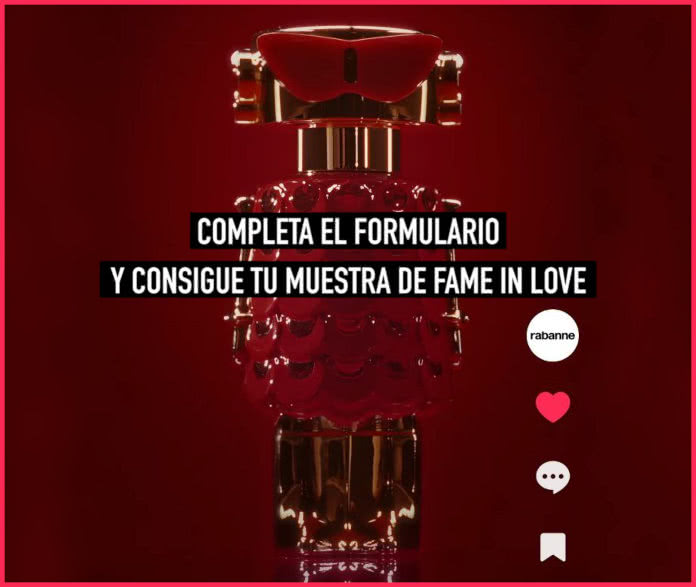 Muestras Gratis Paco Rabanne Fame In Love Anuncio
