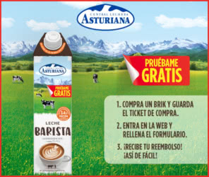 Prueba Gratis Central Lechera Asturiana Leche Barista