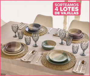 Sorteo Carrefour 4 Lotes Vajillas