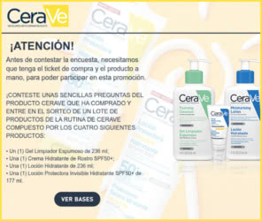 Sorteo Cerave Encuesta Lote 4 Productos