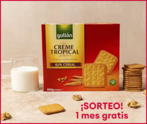 Sorteo Gullón 1 Mes Gratis Creme Tropical