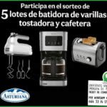Sorteo Por Compra Central Lechera Asturiana 5 Lotes Batidora Varillas Cafetera Tostadora