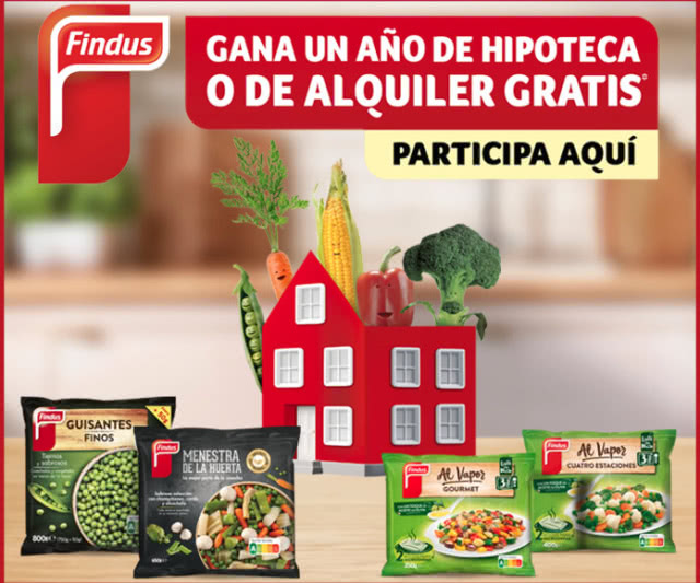 Sorteo Por Compra Findus 12 Meses Hipoteca Alquiler