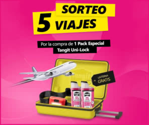 Sorteo Por Compra Tangit 5 Tarjetas Viajes 999e