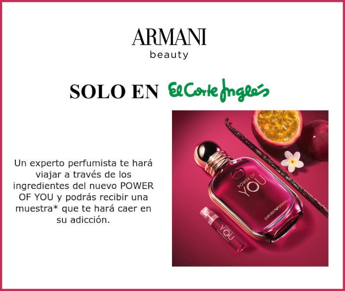 Muestras Gratis Armani El Corte Inglés Power Of You