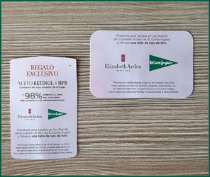 Muestras Gratis El Corte Ingles Elizabeth Arden Tarjeta