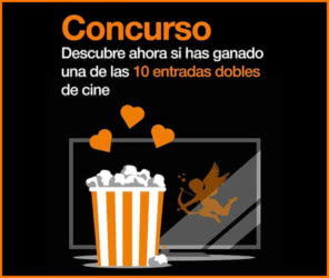 Sorteo Orange 10 Entradas Dobles Cine