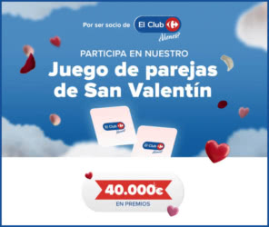 Sorteo Por Compra Carrefour 40.000e San Valentín 26