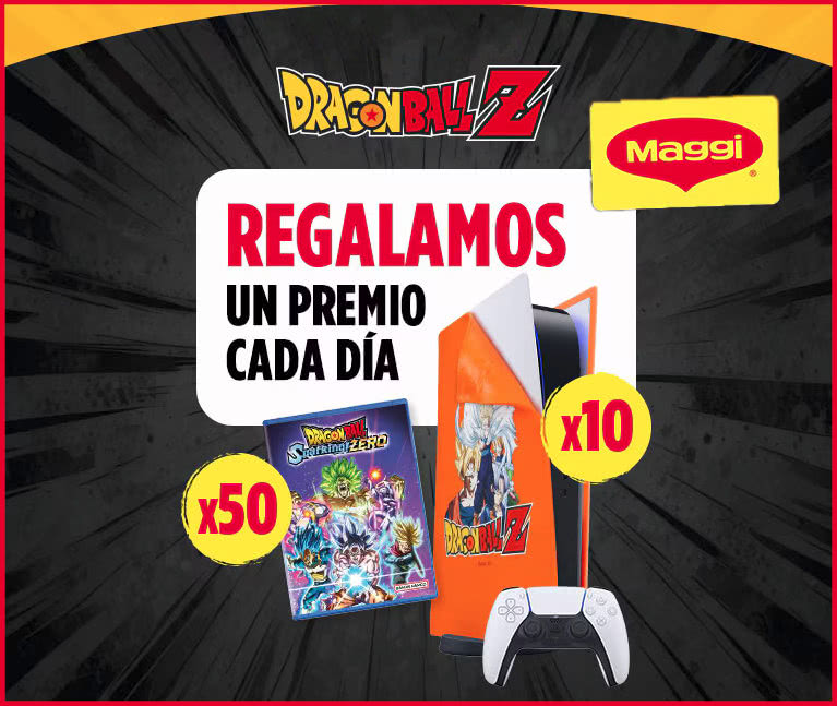 Sorteo Por Compra Maggi PS5 Dragon Ball