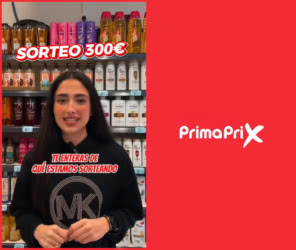 Sorteo Primaprix 300 Euros 3 Ganadores 100e
