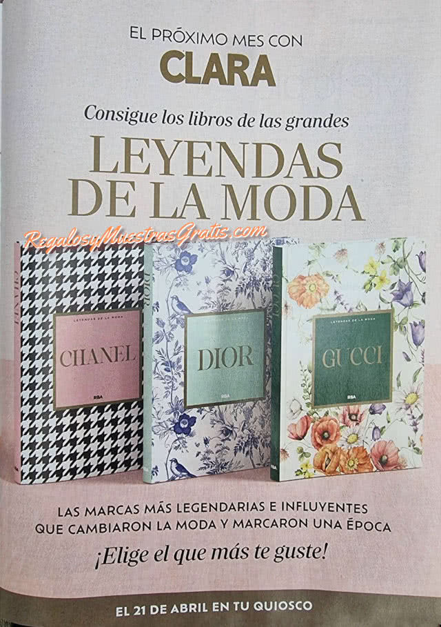 Avance Regalos Revistas Mayo 2026 Clara