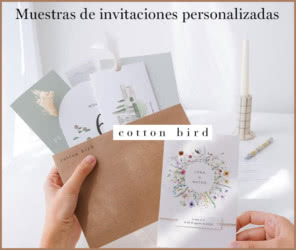 Muestras Gratis Cotton Bird Invitaciones