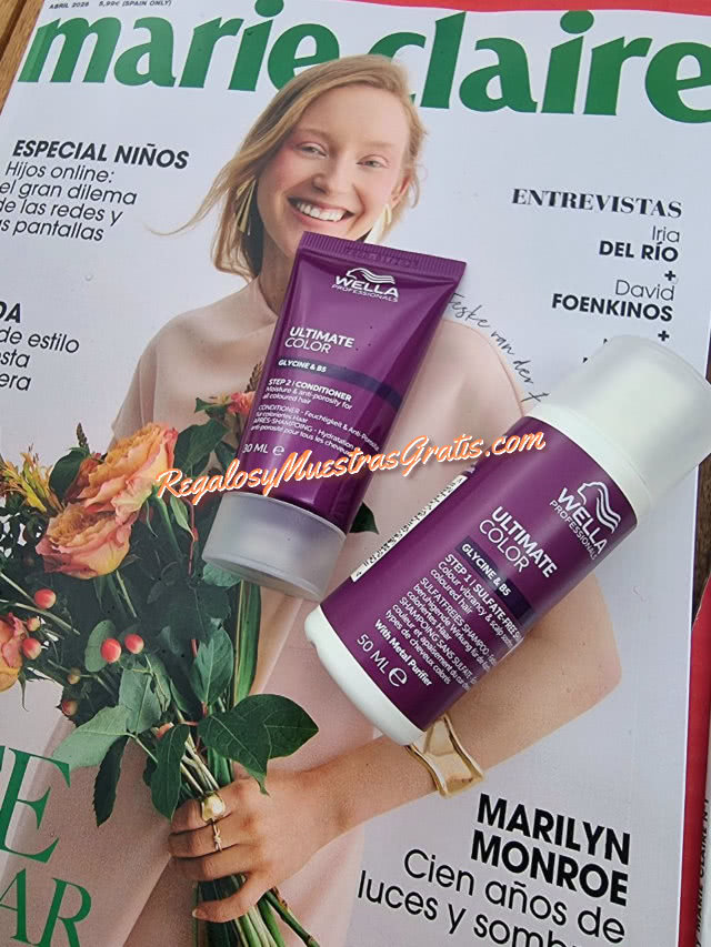 Regalos Revistas Abril 2026 Marie Claire Wella