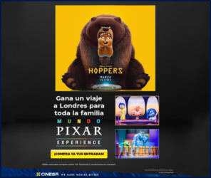 Sorteo Cinesa Viaje Londres Mundo Pixar