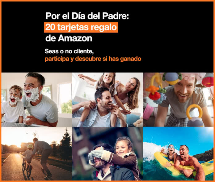 Sorteo Orange 20 Tarjetas Amazon 5e