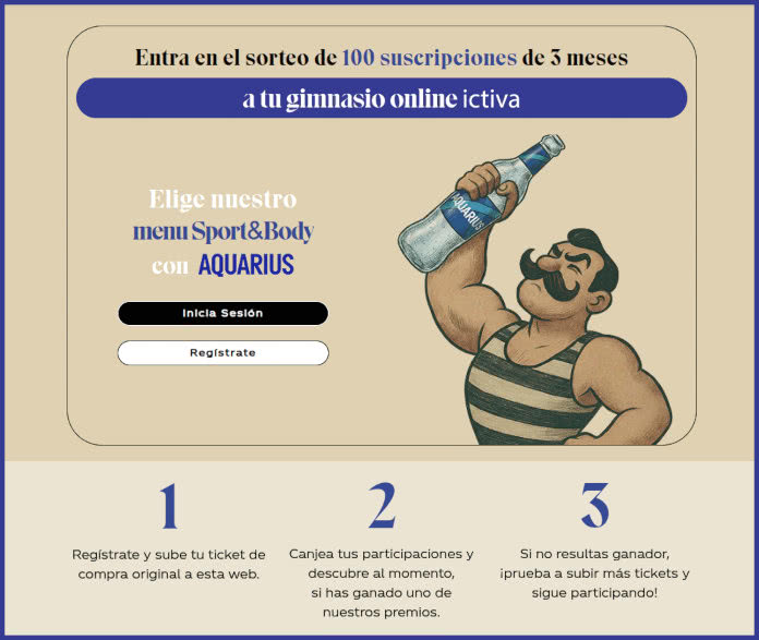 Sorteo Por Compra Aquarius 100 Suscripciones Ictivia