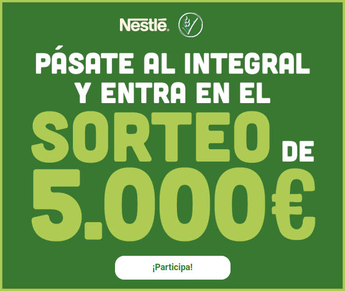 Sorteo Por Compra Nestlé Cereales 5000€