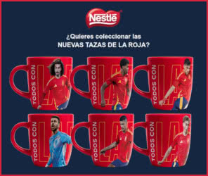 Regalo Por Compra Nestlé Tazas Selección Española Fútbol