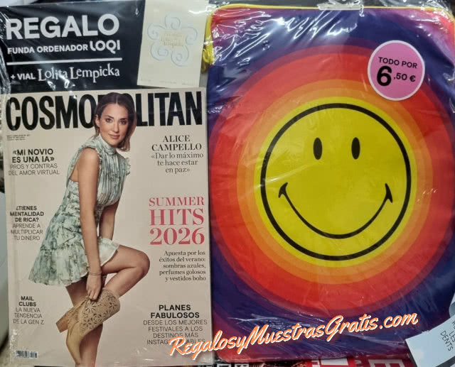 Regalos Revistas Mayo 2026 Cosmopolitan Funda