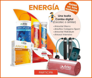 Sorteo Arkopharma 50 lotes energía