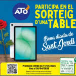 Sorteo Por Compra Ato Tablet Sant Jordi
