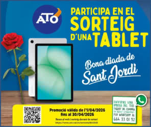 Sorteo Por Compra Ato Tablet Sant Jordi