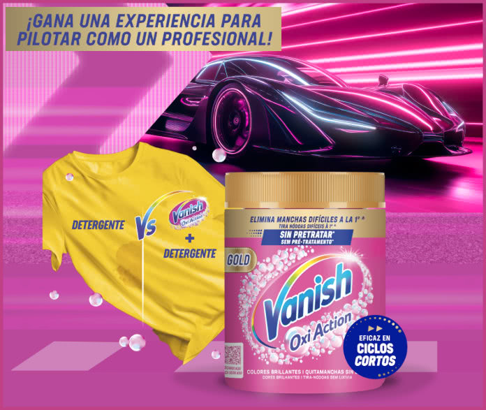 Sorteo Por Compra Vanish Experiencia Pilotar Coche