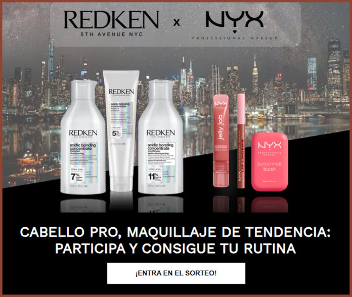 Sorteo Redken Nyx 3 Lotes