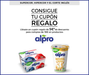 cupón regalo ECI Alpro