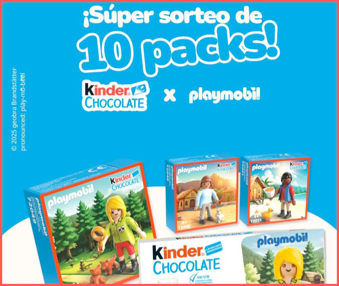 sorteo kinder playmobil