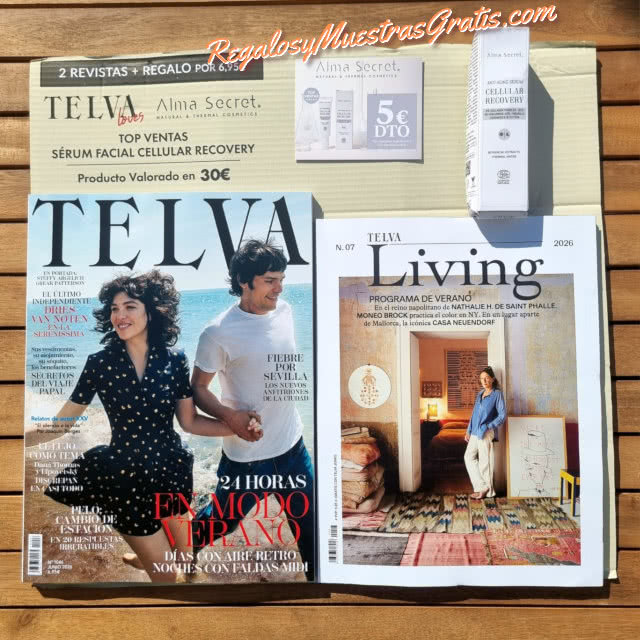 Regalos Revistas Junio 2026 Telva