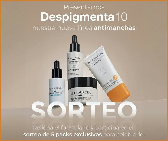 Sorteo Bella Aurora 5 Packs Despigmenta