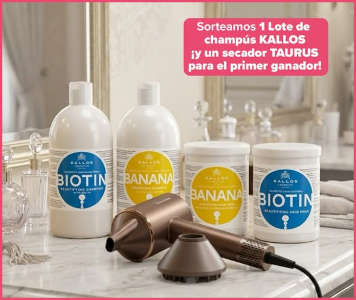 Sorteo Carrefour 1 Lote Champus Kallos Secador Taurus