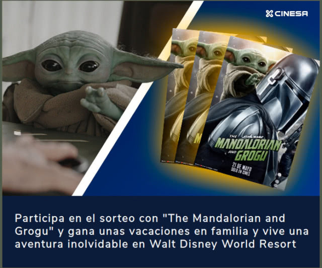 Sorteo Por Compra Cinesa Mandalorian Walt Disney World Resort