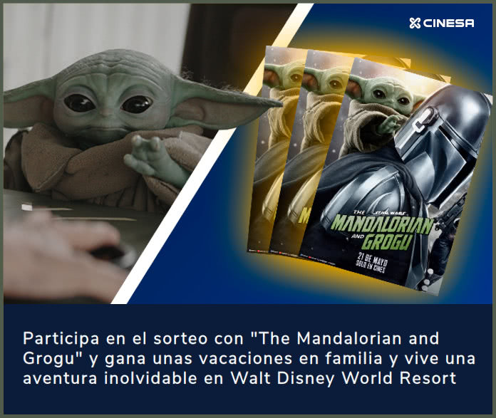 Sorteo Por Compra Cinesa Mandalorian Walt Disney World Resort
