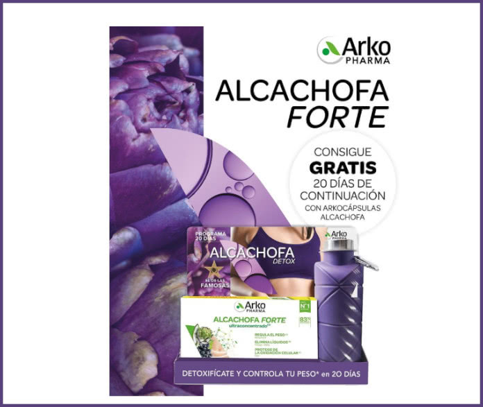 Arkopharma regala 500 unidades de Arkocápsulas Alcachofa 40