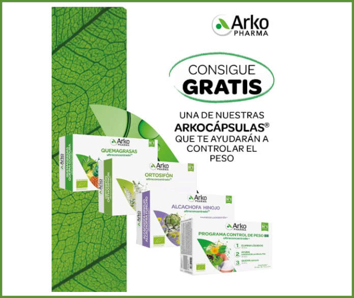 Arkopharma regala 500 unidades de complementos Arkocápsulas