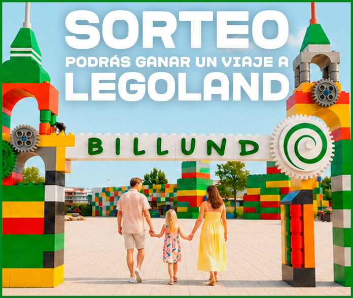 Sorteo Arla viaje para 3 personas a Legoland Billund