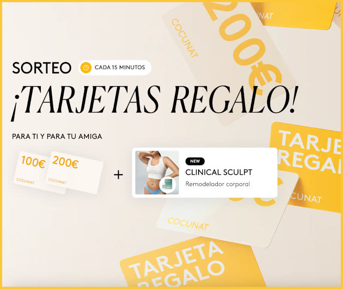 Sorteo Cocunat tarjetas de 100 € y 200 €