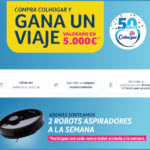 Sorteo por compra Colhogar tarjeta Destinica de 5.000 e y dos robots Cecotec