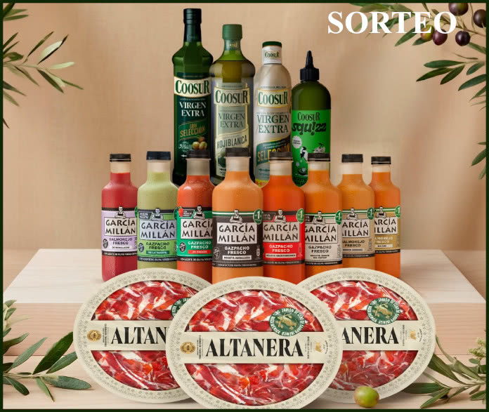 Sorteo Instagram lote de productos Coosur, García Millán y Altanera