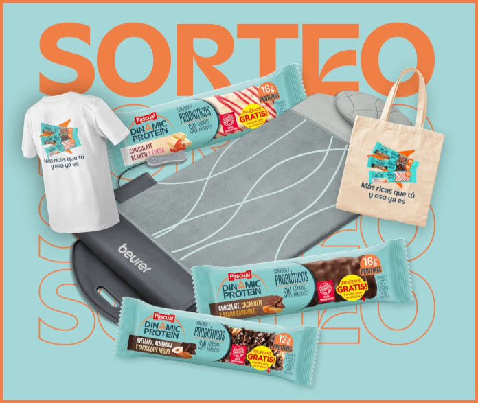 Sorteo Instagram esterilla + pack de barritas Dinamic Protein y Beurer
